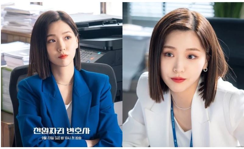 Kim Ji Eun hiện đại hơn với kiểu t&oacute;c mới.