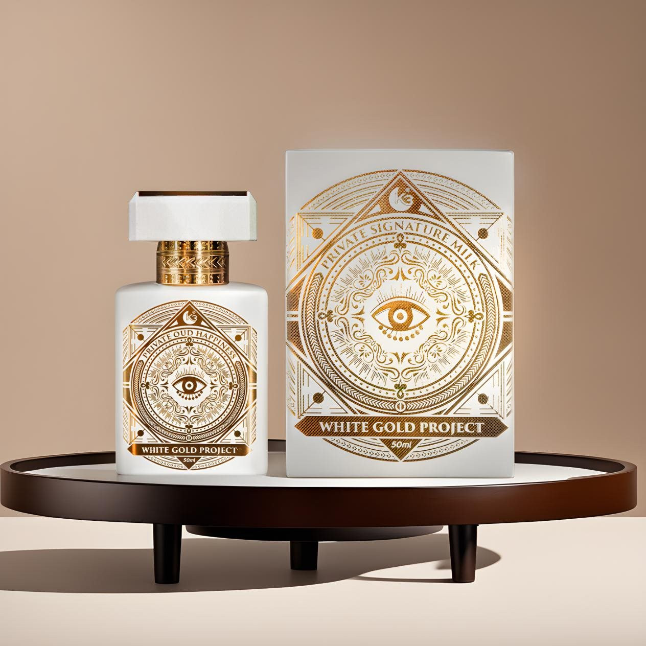 K3 - White Gold Project chai m&agrave;u trắng, dung t&iacute;ch 50ml, hiện được b&aacute;n rộng r&atilde;i tr&ecirc;n to&agrave;n quốc qua nhiều k&ecirc;nh như Showroom, Shopee, TikTok, Lazada&hellip;