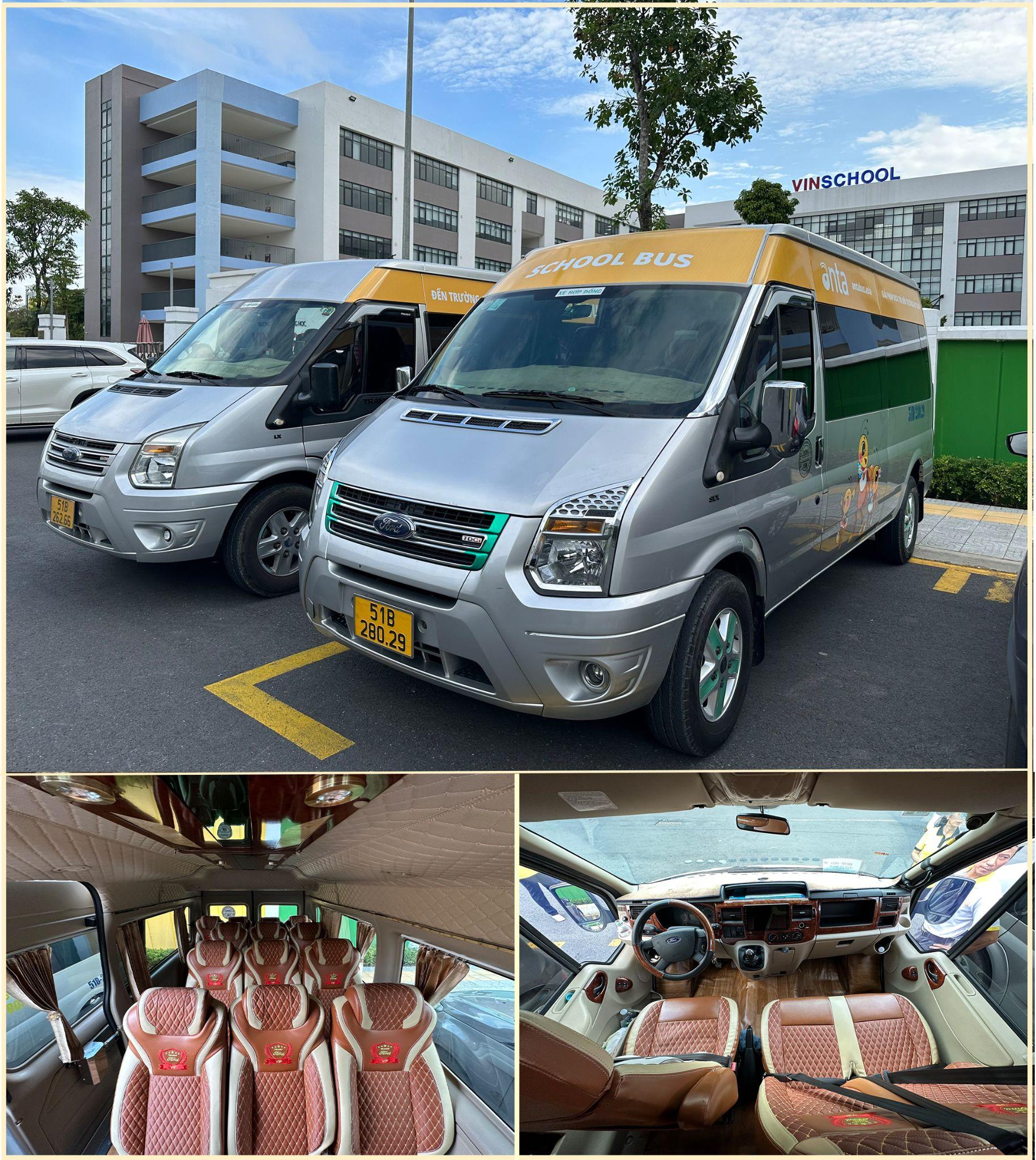 Hệ thống xe đưa đ&oacute;n học sinh của Anta Bus