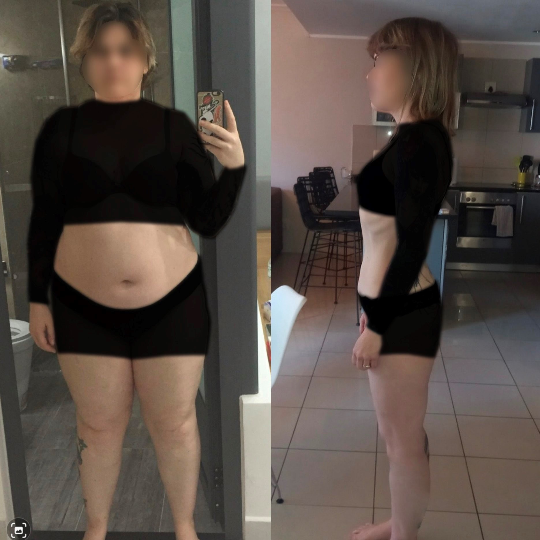 Kristy Anne Smith đang hạnh ph&uacute;c tận hưởng cuộc sống khi giảm đến 53kg. H&igrave;nh ảnh của chị trước v&agrave; sau khi phẫu thuật cắt tạo h&igrave;nh dạ d&agrave;y - Ảnh do nh&acirc;n vậy cung cấp