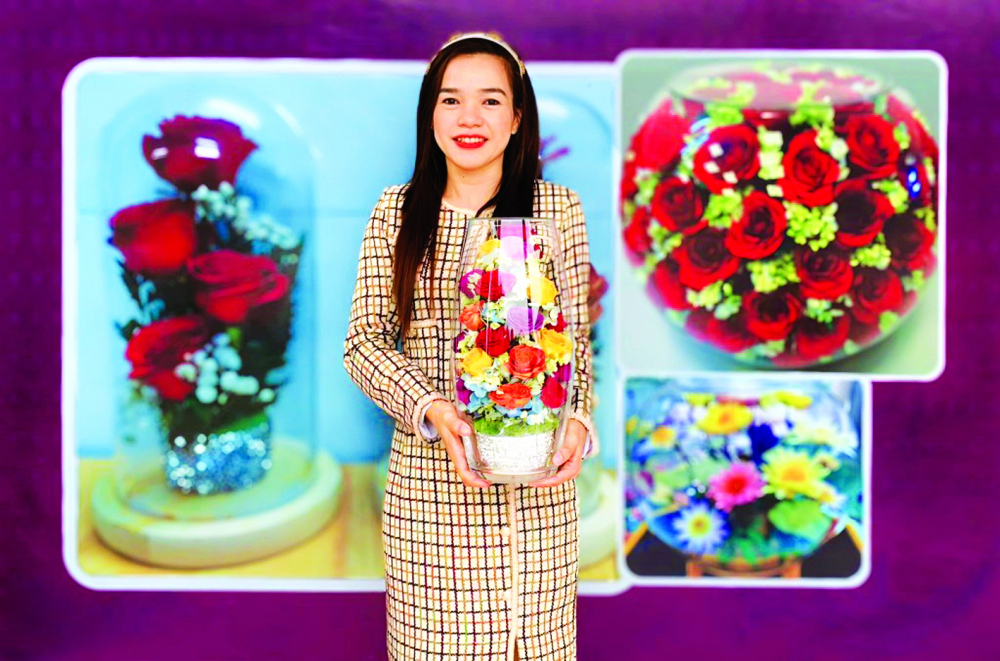 Thanh L&acirc;n khởi nghiệp với d&ograve;ng hoa bất tử v&igrave; muốn duy tr&igrave; vẻ đẹp của hoa tươi