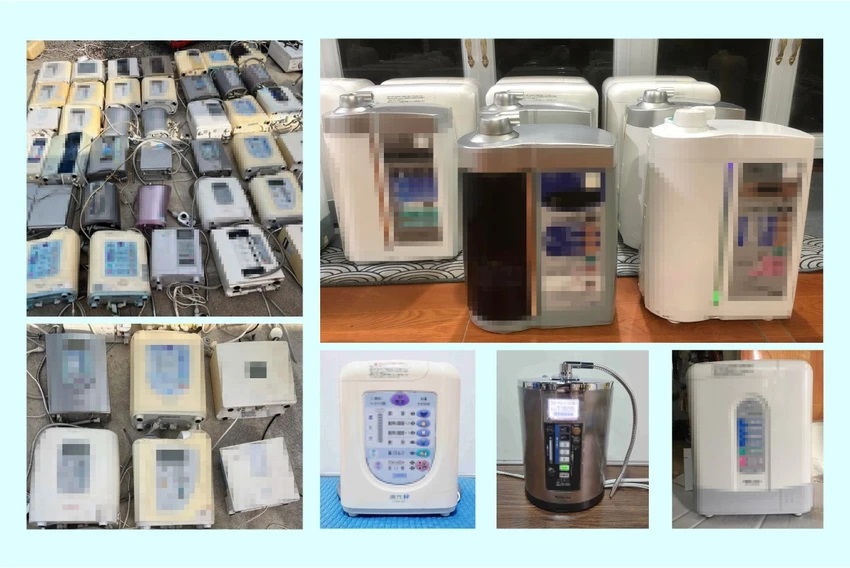M&aacute;y lọc nước điện giải ion kiềm cũ, đ&atilde; qua sử dụng kh&ocirc;ng r&otilde; chất lượng v&agrave; tuổi thọ