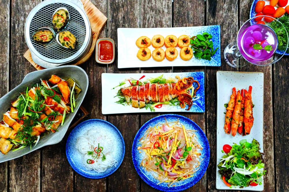 Những m&oacute;n ăn theo phong c&aacute;ch ẩm thực đương đại tại Madame Lam