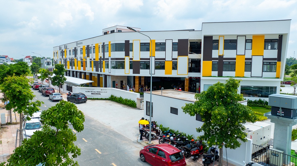 Trường INschool Bến C&aacute;t tọa lạc trong khu đ&ocirc; thị Mega City