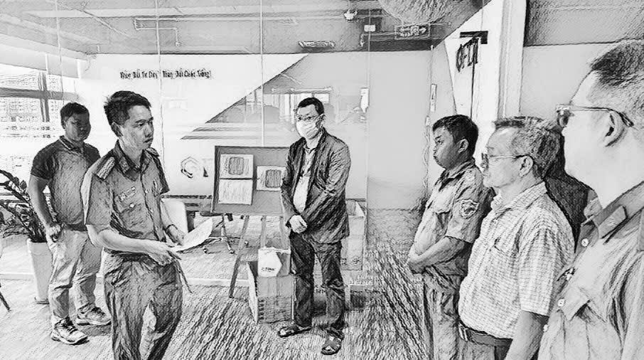 C&ocirc;ng an Đ&agrave; Nẵng ho&agrave;n tất kh&aacute;m x&eacute;t h&agrave;ng loạt chi nh&aacute;nh của GFDI tr&ecirc;n cả nước - Ảnh: C&ocirc;ng an cung cấp