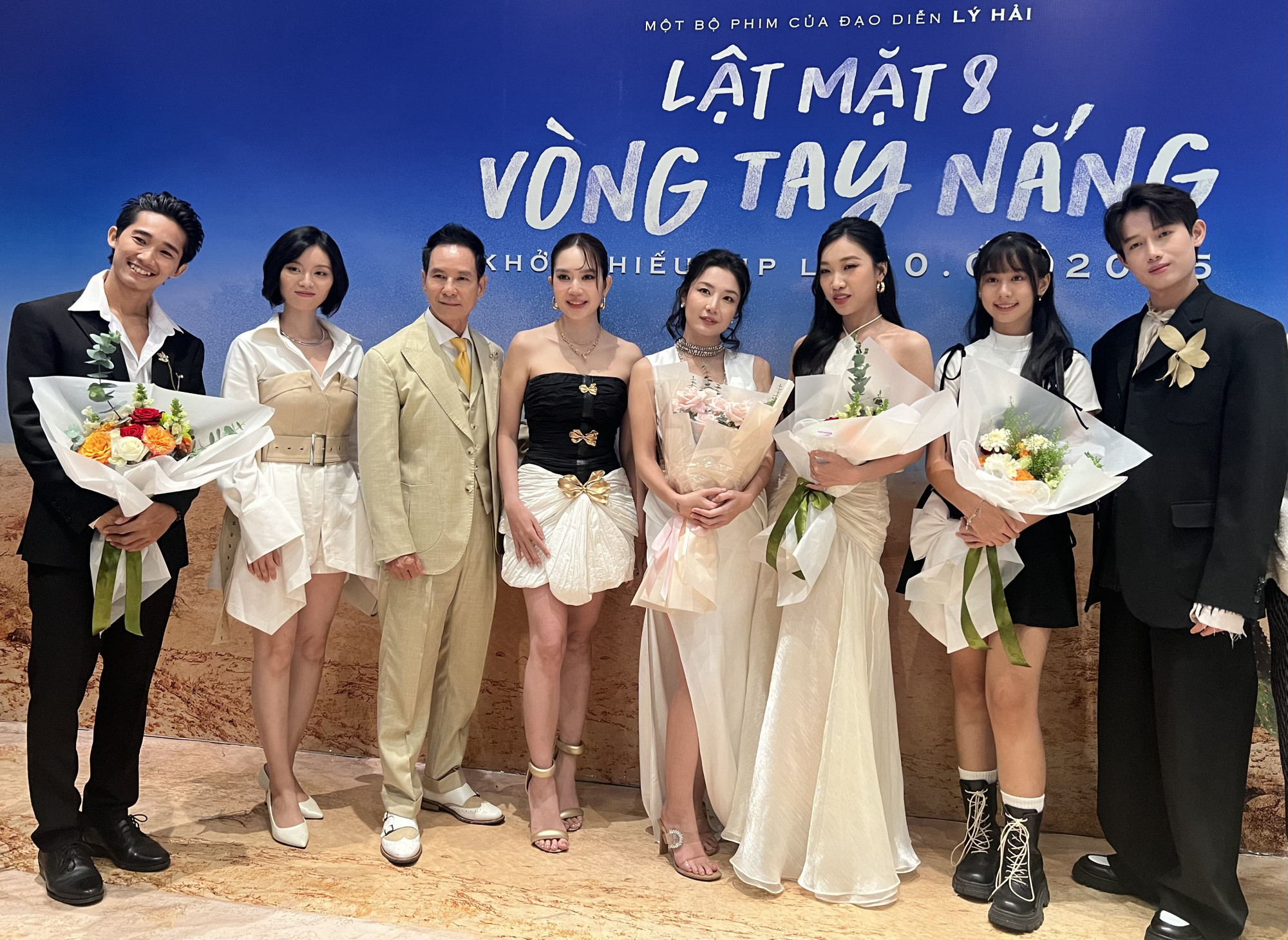 Buổi họp b&aacute;o ra mắt phim Lật mặt 8: V&ograve;ng tay nắng diễn ra v&agrave;o chiều 4/12 tại TPHCM