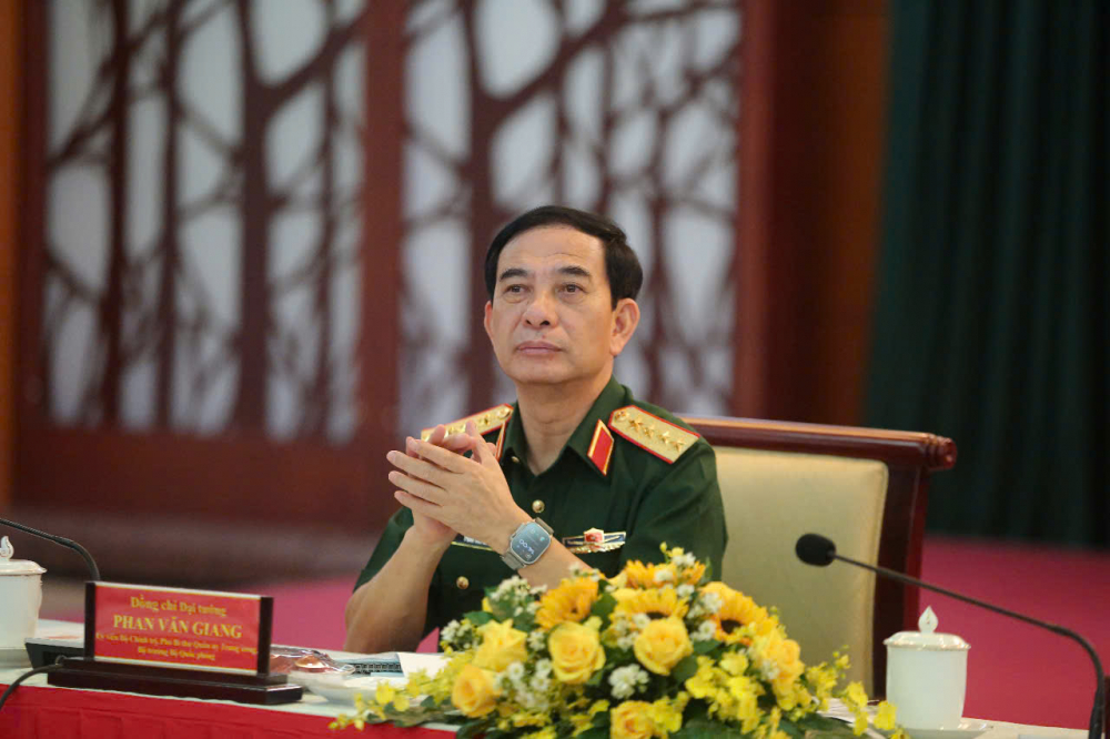 Đại tướng Phan Văn Giang - Bộ trưởng Bộ Quốc ph&ograve;ng - Ảnh: Ph&ugrave;ng Huy