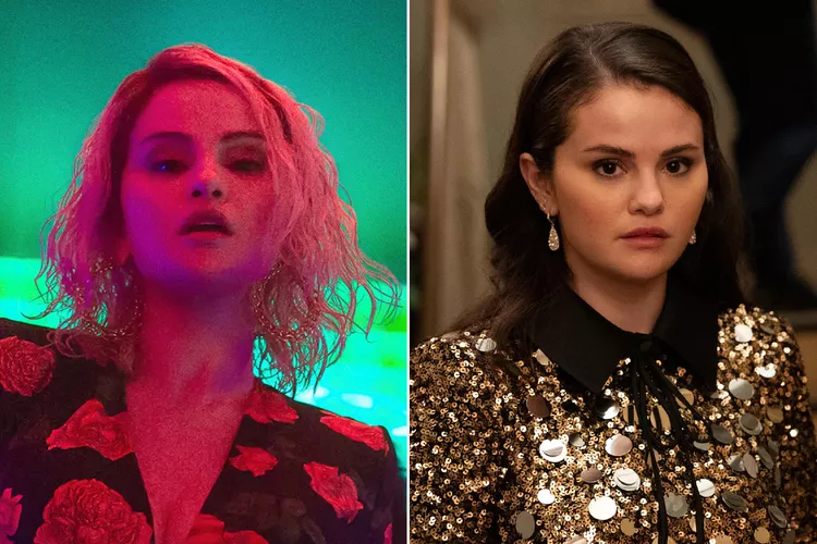 Nữ ca sĩ- diễn vi&ecirc;n Selena Gomez được 2 để cử về diễn xuất nhờ vai diễn trong phim Emilia P&eacute;rez (tr&aacute;i) v&agrave; phim Only murdres in the building