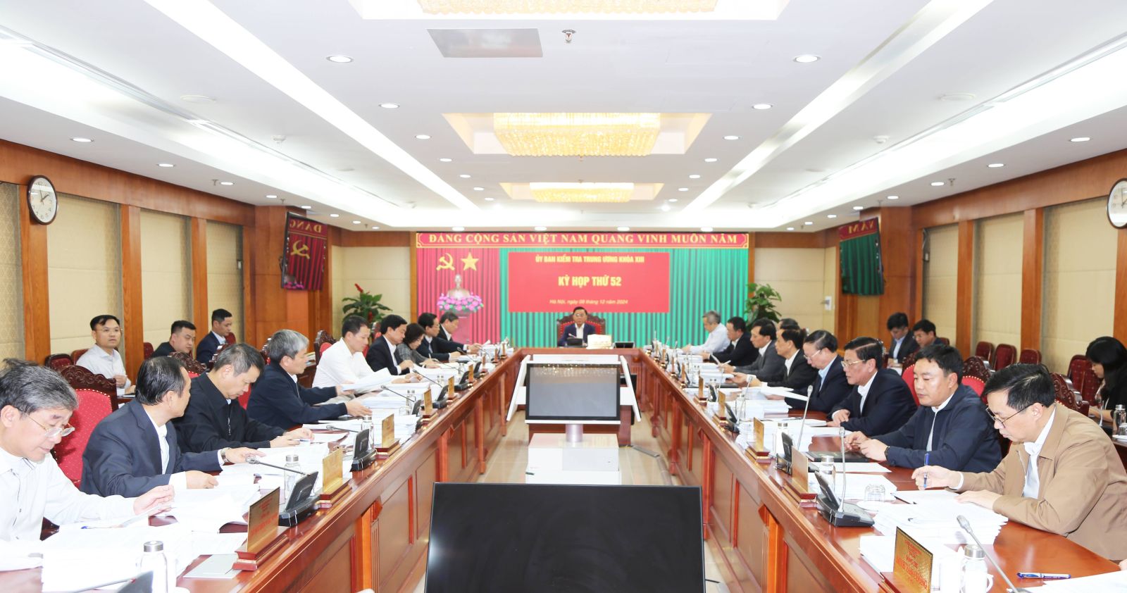 Kỳ họp thứ 52 của UBKT Trung ương - Ảnh: UBKT