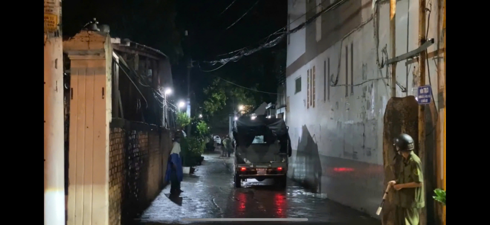 C&ocirc;ng an phong tỏa hiện trường
