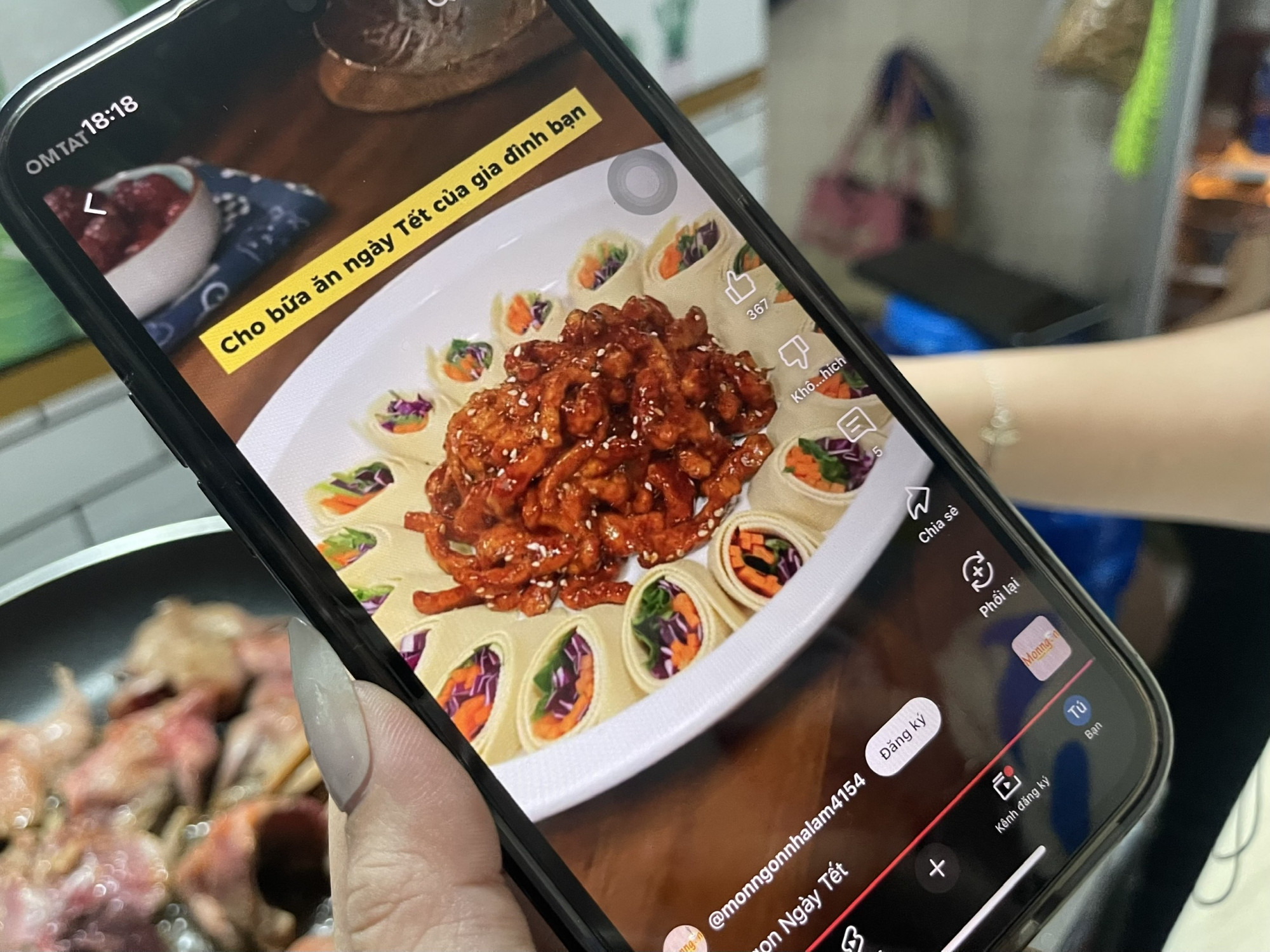 Nhiều m&oacute;n ăn ng&agrave;y tết với chi ph&iacute; rẻ được đăng tải tr&ecirc;n nhiều k&ecirc;nh mạng x&atilde; hội - Ảnh: Nh&atilde; Ch&acirc;n