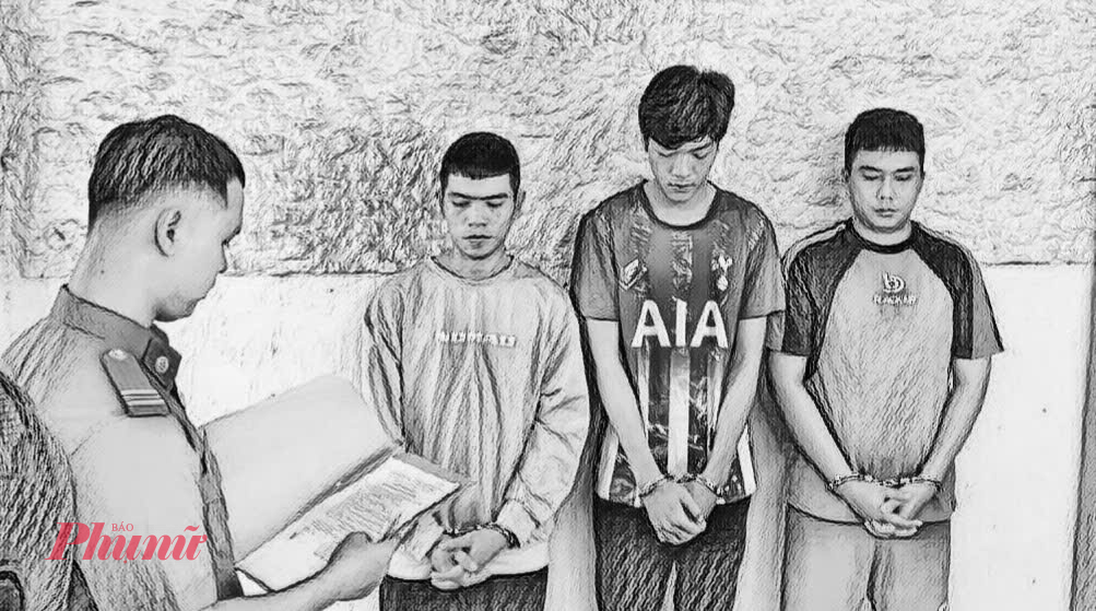C&ocirc;ng an đọc lệnh khởi tố bị can_Ảnh: C&ocirc;ng an cung cấp.