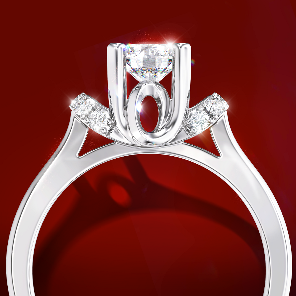 Thiết kế của bộ sưu tập nhẫn cầu h&ocirc;n Only You s&aacute;ng tạo v&agrave; độc đ&aacute;o với h&igrave;nh ảnh nổi bật tượng trưng cho &yacute; nghĩa &ldquo;V&igrave; em l&agrave; duy nhất&rdquo;- Ảnh: PNJ