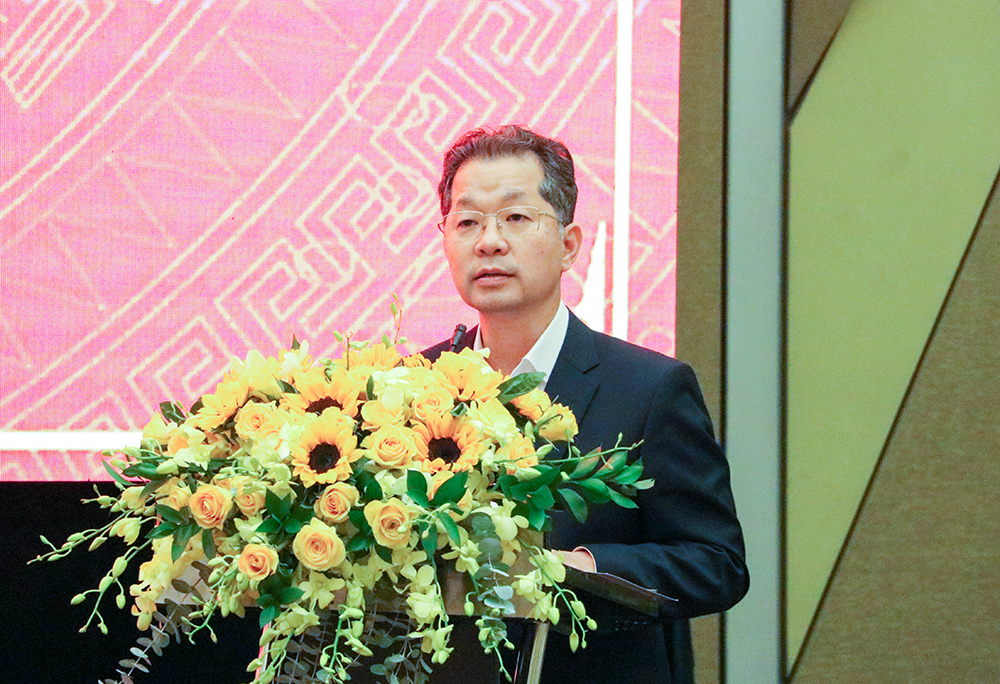 &Ocirc;ng Nguyễn Văn Quảng - B&iacute; thư Th&agrave;nh uỷ Đ&agrave; Nẵng - b&aacute;o c&aacute;o Thủ tướng _Ảnh: Danang.gov.vn