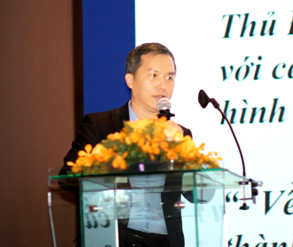 Tiến sĩ Nguyễn Anh Tuấn - Trưởng ph&ograve;ng Quản l&yacute; hạ tầng kỹ thuật, Sở X&acirc;y dựng TPHCM - ước t&iacute;nh TPHCM c&oacute; quỹ đất hơn 64.000ha để triển khai TOD - ẢNH: P.L.