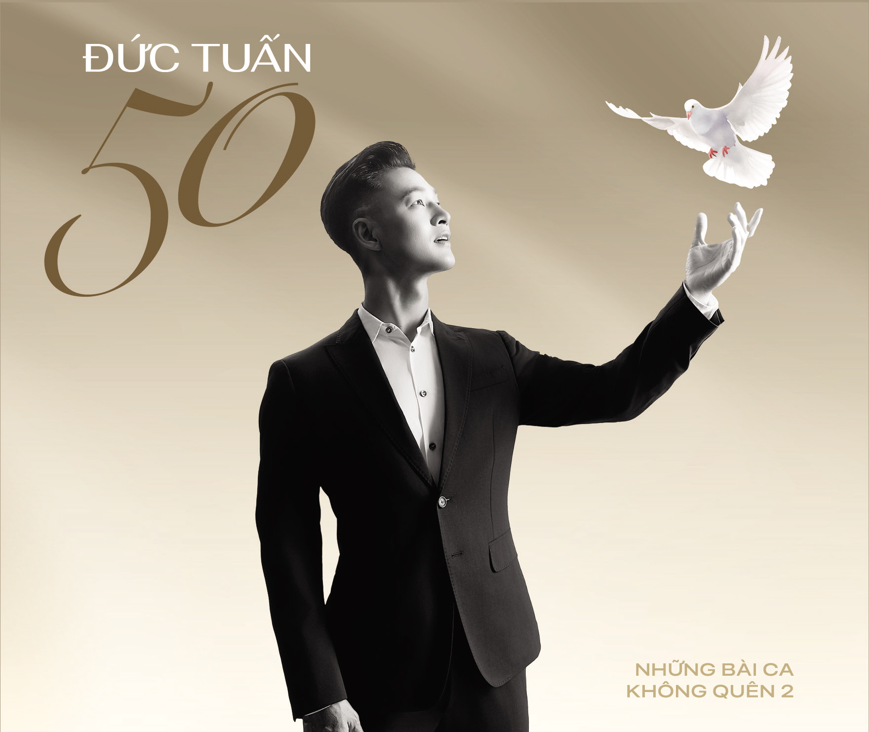H&igrave;nh ảnh Đức Tuấn quảng b&aacute; cho album
