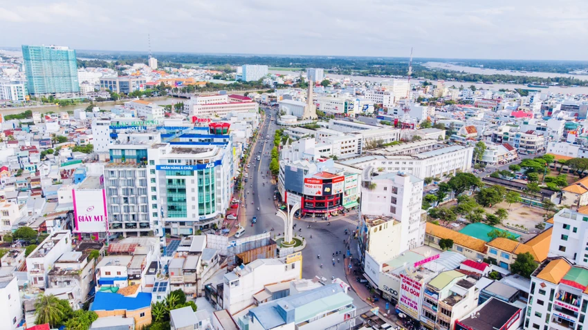 Một TP Long Xuy&ecirc;n (An Giang) nơi lấy t&ecirc;n phường theo phương vị - Ảnh Internet