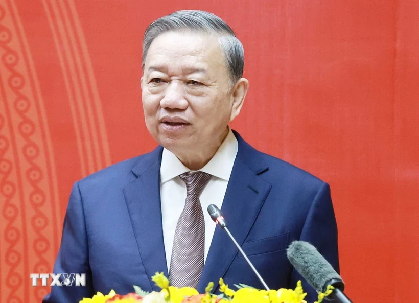 Tổng bí thư Tô Lâm - Ảnh: TTXVN