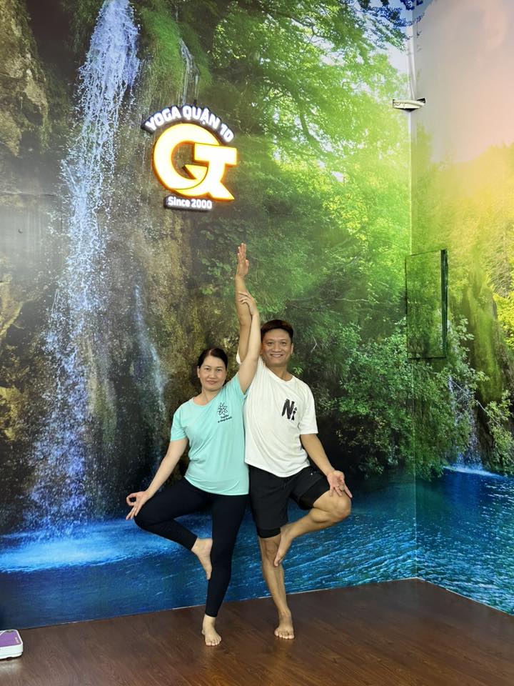 Giảm c&acirc;n l&agrave; c&aacute;ch để anh Tiến được l&agrave;m những việc y&ecirc;u th&iacute;ch c&ugrave;ng vợ. Ảnh nh&acirc;n vật cung cấp