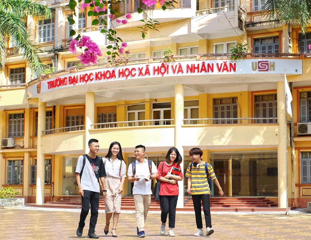 Sinh vi&ecirc;n Trường ĐH Khoa học x&atilde; hội v&agrave; Nh&acirc;n văn. Ảnh minh họa