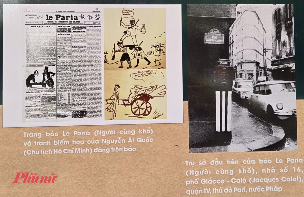 Le Paria (Người c&ugrave;ng khổ) được xem l&agrave; tờ b&aacute;o đầu ti&ecirc;n Chủ tịch Hồ Ch&iacute; Minh s&aacute;ng lập tr&ecirc;n đất Ph&aacute;p.
