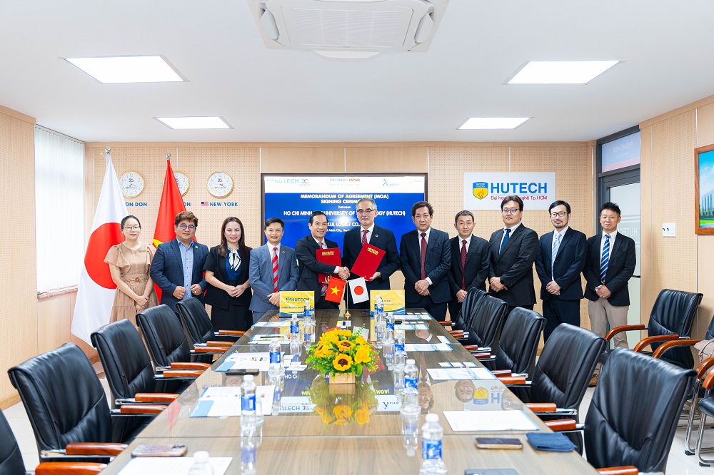 Tăng cường k&yacute; kết với doanh nghiệp Nhật Bản, gắn kết đ&agrave;o tạo v&agrave; thực tiễn - Ảnh: HUTECH