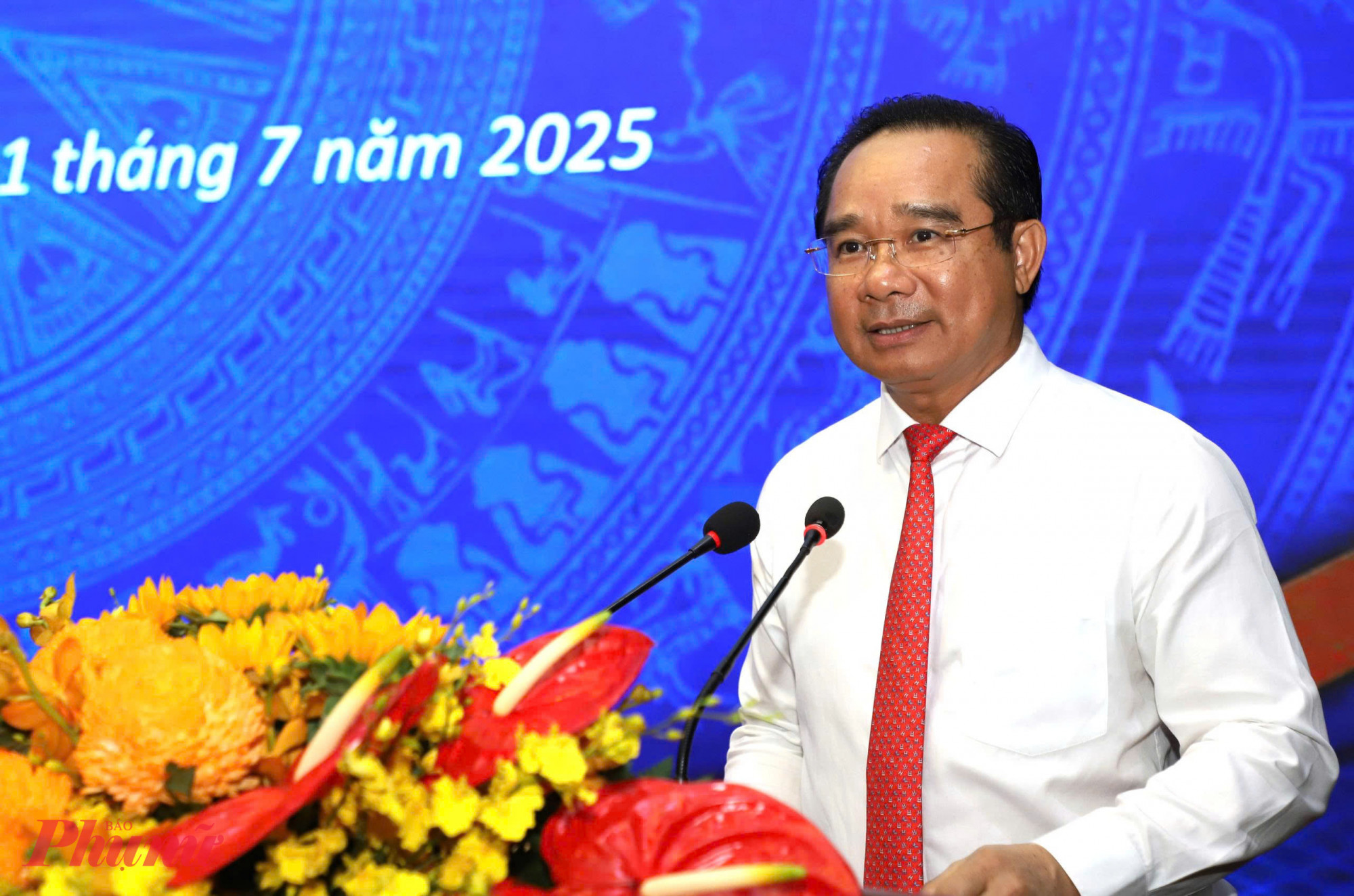 Ông Nguyễn Văn Được yêu cầu cán bộ phải đặt lợi ích quốc gia lên trên hết trong mọi quyết định - Ảnh: Thanh Tâm