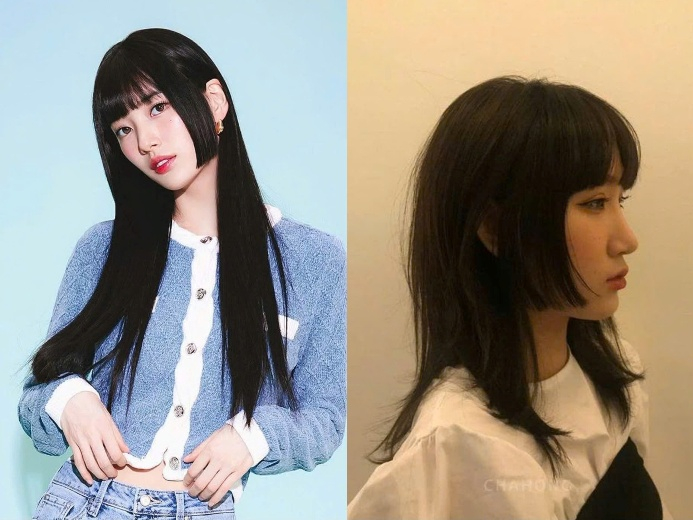 Nếu bạn y&ecirc;u th&iacute;ch phong c&aacute;ch cổ điển pha ch&uacute;t ph&aacute; c&aacute;ch, t&oacute;c c&ocirc;ng ch&uacute;a Nhật (Hime cut) sẽ l&agrave; lựa chọn đ&aacute;ng để thử. Kiểu t&oacute;c n&agrave;y được nhận diện bởi hai lọn t&oacute;c hai b&ecirc;n m&aacute; được cắt ngang, kết hợp với phần m&aacute;i bằng hoặc để tr&aacute;n lộ t&ugrave;y sở th&iacute;ch. Hime cut tạo khối r&otilde; r&agrave;ng cho khu&ocirc;n mặt gi&uacute;p đường n&eacute;t trở n&ecirc;n c&acirc;n đối v&agrave; h&agrave;i h&ograve;a hơn. Với gương mặt d&agrave;i hoặc tr&aacute;i xoan, kiểu t&oacute;c n&agrave;y sẽ l&agrave;m nổi bật những v&ugrave;ng như tr&aacute;n v&agrave; cằm một c&aacute;ch tinh tế. Để giữ được phom t&oacute;c chuẩn đẹp, bạn n&ecirc;n ưu ti&ecirc;n chất t&oacute;c thẳng v&agrave; c&oacute; khả năng v&agrave;o nếp tốt.