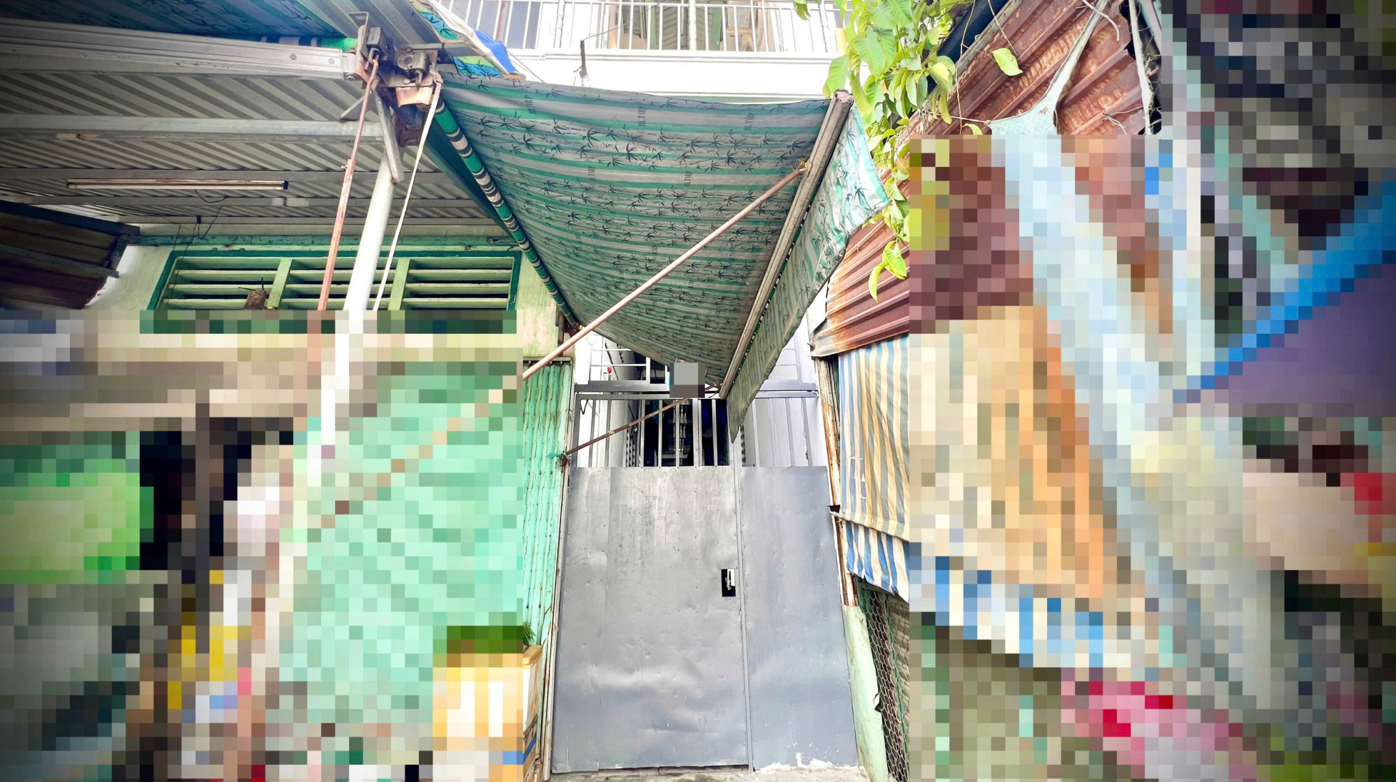 Căn nh&agrave; trọ nơi anh A bị cướp. Ảnh: A.X