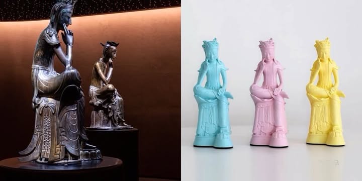 Tượng phạt  Bồ  t&aacute;t  suy  tưư, từ  quốc  bảo  của H&agrave;n  Quốc trở th&agrave;nh vật  phẩm  lưu  niệm  mang  về  doanh  thu  triệu  đ&ocirc;