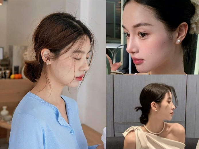 Nếu bạn đang t&igrave;m một m&oacute;n phụ kiện dễ phối nhưng vẫn giữ được n&eacute;t trang nh&atilde; th&igrave; một đ&ocirc;i ngọc trai nhỏ sẽ l&agrave; lựa chọn đ&aacute;ng để thử. Kiểu d&aacute;ng &ocirc;m nhẹ v&agrave;o tai gi&uacute;p gương mặt tr&ocirc;ng thanh tho&aacute;t hơn m&agrave; kh&ocirc;ng cần đến thiết kế cầu kỳ. Phối c&ugrave;ng t&oacute;c b&uacute;i thấp hoặc &aacute;o cổ tr&ograve;n l&agrave; đủ để tạo n&ecirc;n vẻ ngo&agrave;i dịu d&agrave;ng, đặc biệt ph&ugrave; hợp trong những buổi hẹn nhẹ nh&agrave;ng ng&agrave;y h&egrave;.