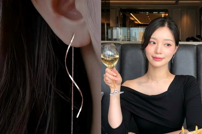 B&ocirc;ng tai d&aacute;ng rũ l&agrave; sự kết hợp giữa sợi d&acirc;y mảnh v&agrave; đường cong nhẹ tạo n&ecirc;n một thiết kế đầy tinh tế, ph&ugrave; hợp với những bạn y&ecirc;u th&iacute;ch vẻ đẹp thanh tho&aacute;t v&agrave; nữ t&iacute;nh. Đ&ocirc;i b&ocirc;ng tai n&agrave;y trở n&ecirc;n l&yacute; tưởng nếu bạn diện c&ugrave;ng v&aacute;y trễ vai, gi&uacute;p t&ocirc;n phần cổ v&agrave; vai m&agrave; kh&ocirc;ng cần th&ecirc;m nhiều phụ kiện. Nhờ độ d&agrave;i vừa phải v&agrave; chuyển động nhẹ nh&agrave;ng khi di chuyển, kiểu d&aacute;ng n&agrave;y mang lại cảm gi&aacute;c mềm mại m&agrave; vẫn đủ điểm nhấn cho những dịp cần sự chỉn chu nhẹ nh&agrave;ng.