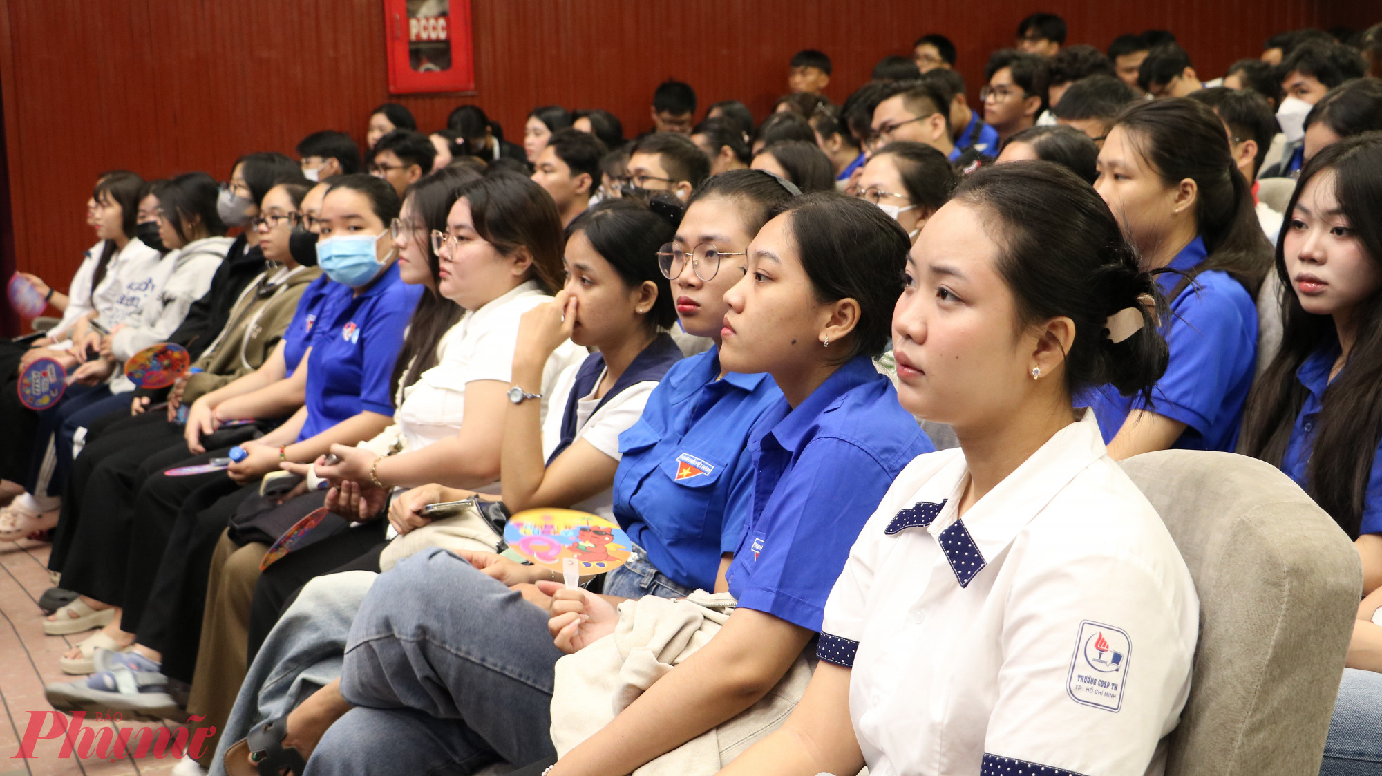 Tham dự chương tr&igrave;nh l&agrave; những sinh vi&ecirc;n c&oacute; niềm đam m&ecirc; về c&ocirc;ng nghệ - Ảnh: T.T.