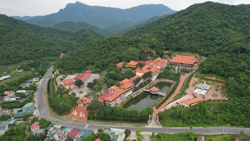Mặt bằng tổng thể ch&ugrave;a Vĩnh Nghi&ecirc;m - Ảnh: VAA/ Nguyễn Hữu Thiết