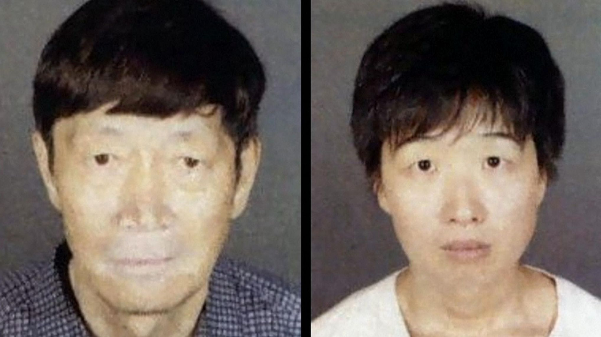 Guojun Xuan, 65 tuổi (tr&aacute;i) v&agrave; người bạn đời Silvia Zhang, 38 tuổi (phải), 2 nghi phạm ch&iacute;nh của vụ &aacute;n lừa đảo mang thai hộ &mdash; Ảnh: Sở Cảnh s&aacute;t Arcadia