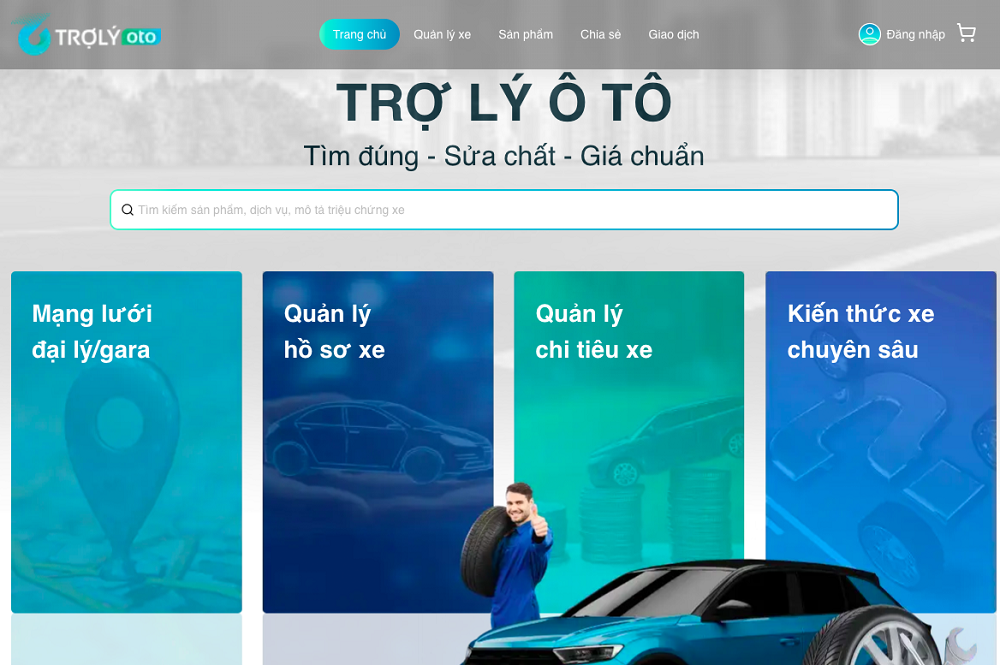 TROLYoto cung cấp t&iacute;nh năng hữu &iacute;ch d&agrave;nh cho người d&ugrave;ng xe &ocirc; t&ocirc;