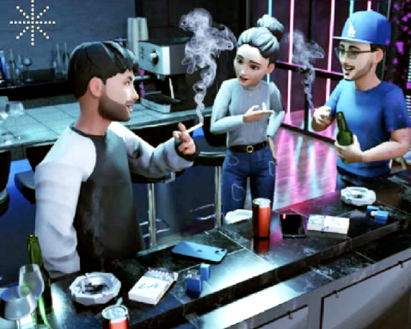H&igrave;nh ảnh được chia sẻ tr&ecirc;n mạng x&atilde; hội về cuộc tụ họp trong metaverse - Nguồn ảnh: Instagram