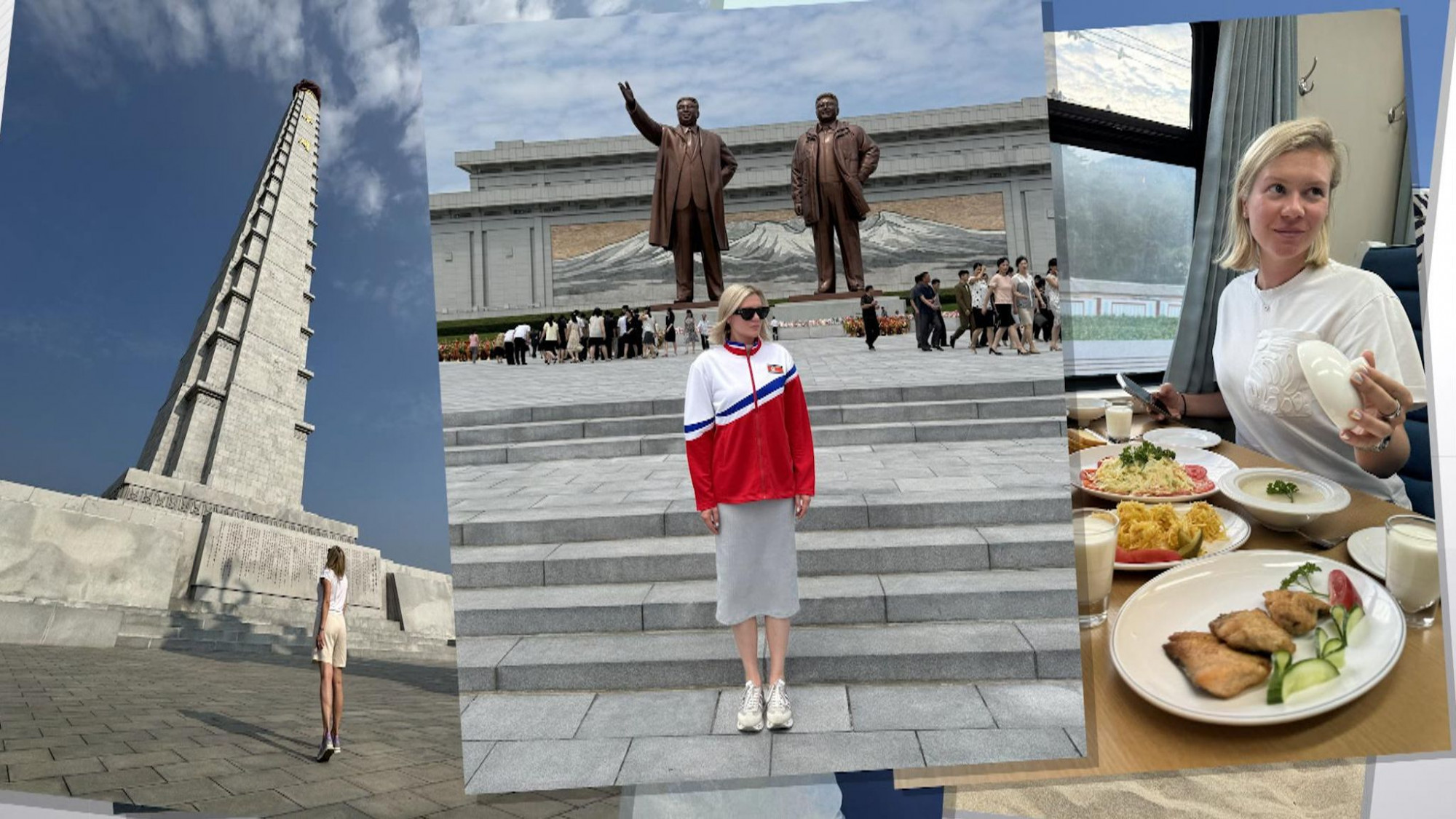 C&ocirc; Anastasiya Samsonova vừa trải qua một tuần tại khu resort Wonsan Kalma ở Triều Ti&ecirc;n - Ảnh: Anastasiya Samsonova/Sky News