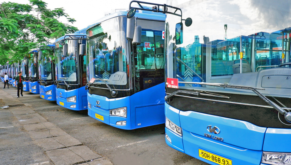 C&aacute;c xe bu&yacute;t điện mới được ng&agrave;nh giao th&ocirc;ng TPHCM đưa v&agrave;o hoạt động từ ng&agrave;y 1/8
