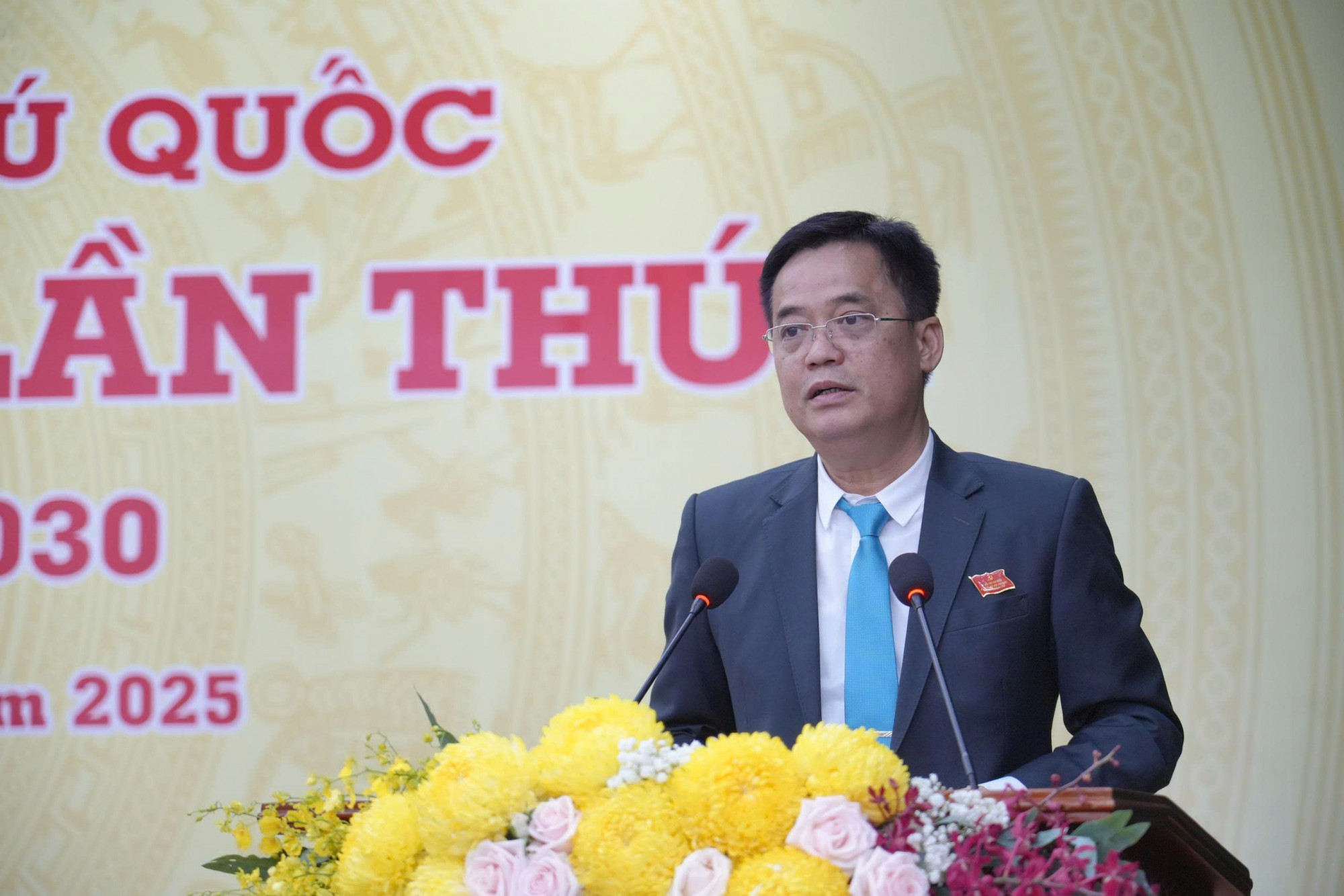 &Ocirc;ng L&ecirc; Quốc Anh được chỉ định l&agrave;m B&iacute; thư Đảng ủy đặc khu Ph&uacute; Quốc - Ảnh TH