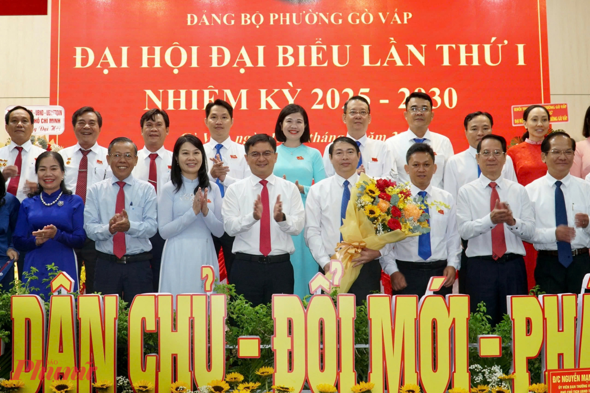 Đảng bộ phường G&ograve; Vấp ra mắt Ban chấp h&agrave;nh nhiệm kỳ mới - Ảnh: Thanh T&acirc;m
