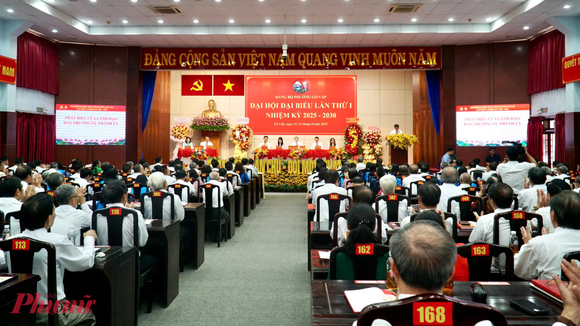 Đại hội Đảng bộ phường G&ograve; Vấp - Ảnh: Thanh T&acirc;m