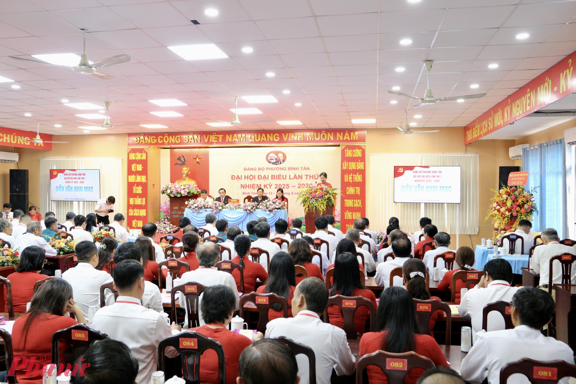 Đại hội Đại biểu Đảng bộ phường B&igrave;nh T&acirc;n lần thứ I, nhiệm kỳ 2025 - 2030 - Ảnh: Thanh T&acirc;m