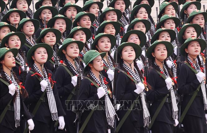 Khối nữ Du k&iacute;ch miền Nam - Ảnh: TTXVN