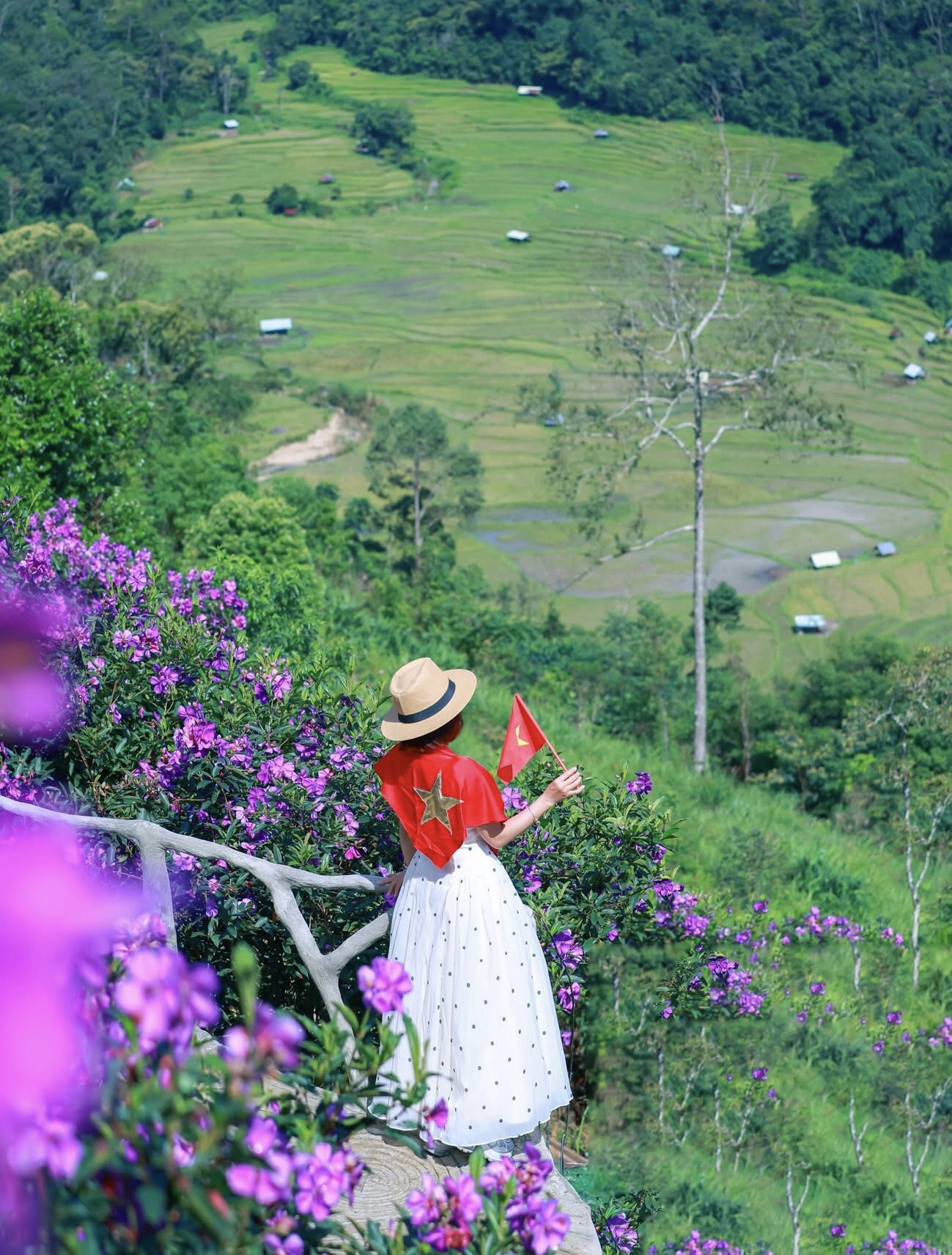 Giữa tiết thu dịu d&agrave;ng, được đi trong kh&ocirc;ng gian ngập tr&agrave;n sắc t&iacute;m, du kh&aacute;ch dường như gạt bỏ hết những bộn bề lo &acirc;u thường nhật. Chỉ c&ograve;n lại sự b&igrave;nh y&ecirc;n, rung động v&agrave; cảm gi&aacute;c h&ograve;a m&igrave;nh trọn vẹn với thi&ecirc;n nhi&ecirc;n.