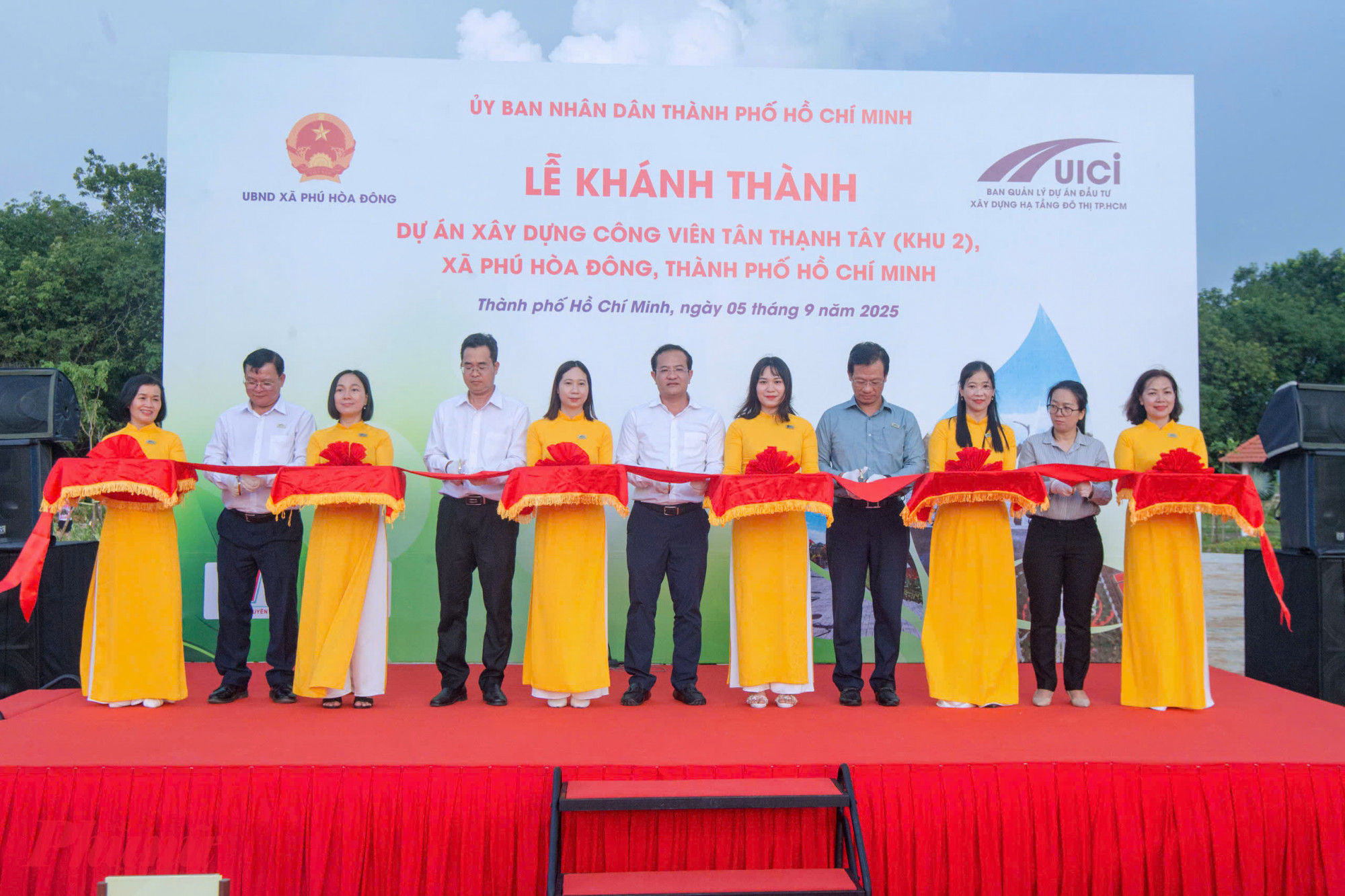 kh&aacute;nh th&agrave;nh c&ocirc;ng vi&ecirc;n T&acirc;n Thạnh T&acirc;y tại x&atilde; Ph&uacute; H&ograve;a Đ&ocirc;ng, TPHCM