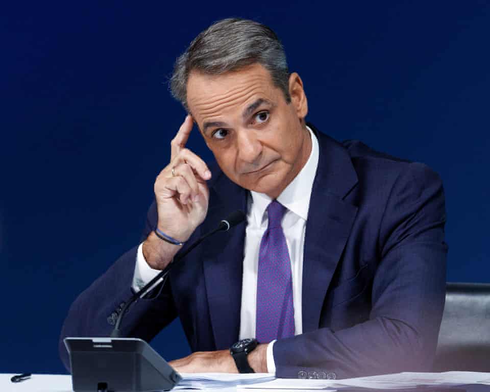Thủ tướng Hy Lạp Kyriakos Mitsotakis gọi tỷ lệ sinh giảm của đất nước l&agrave; 'mối đe dọa quốc gia - Ảnh: EPA