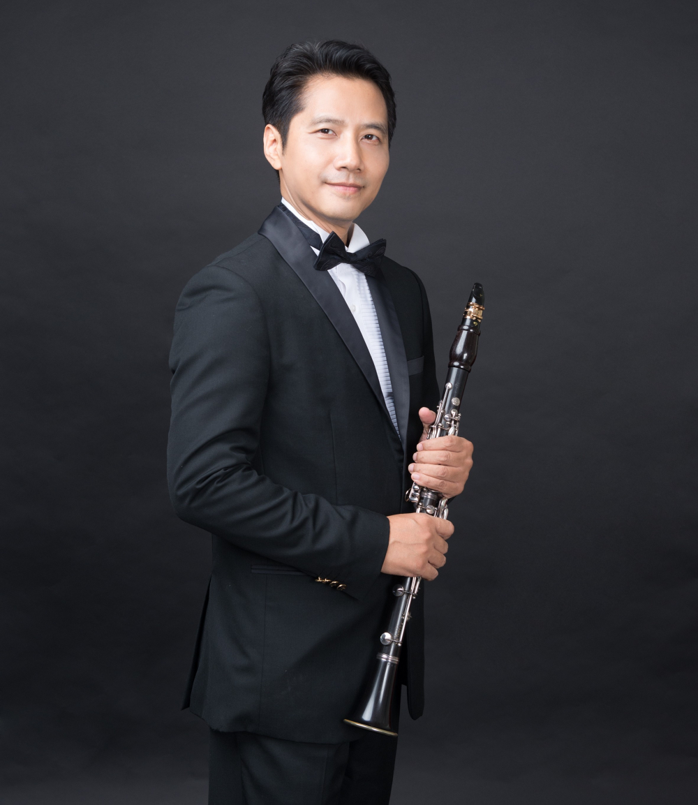 nghệ sĩ clarinet Đ&agrave;o Nhật Quang đến từ H&agrave; Nội.