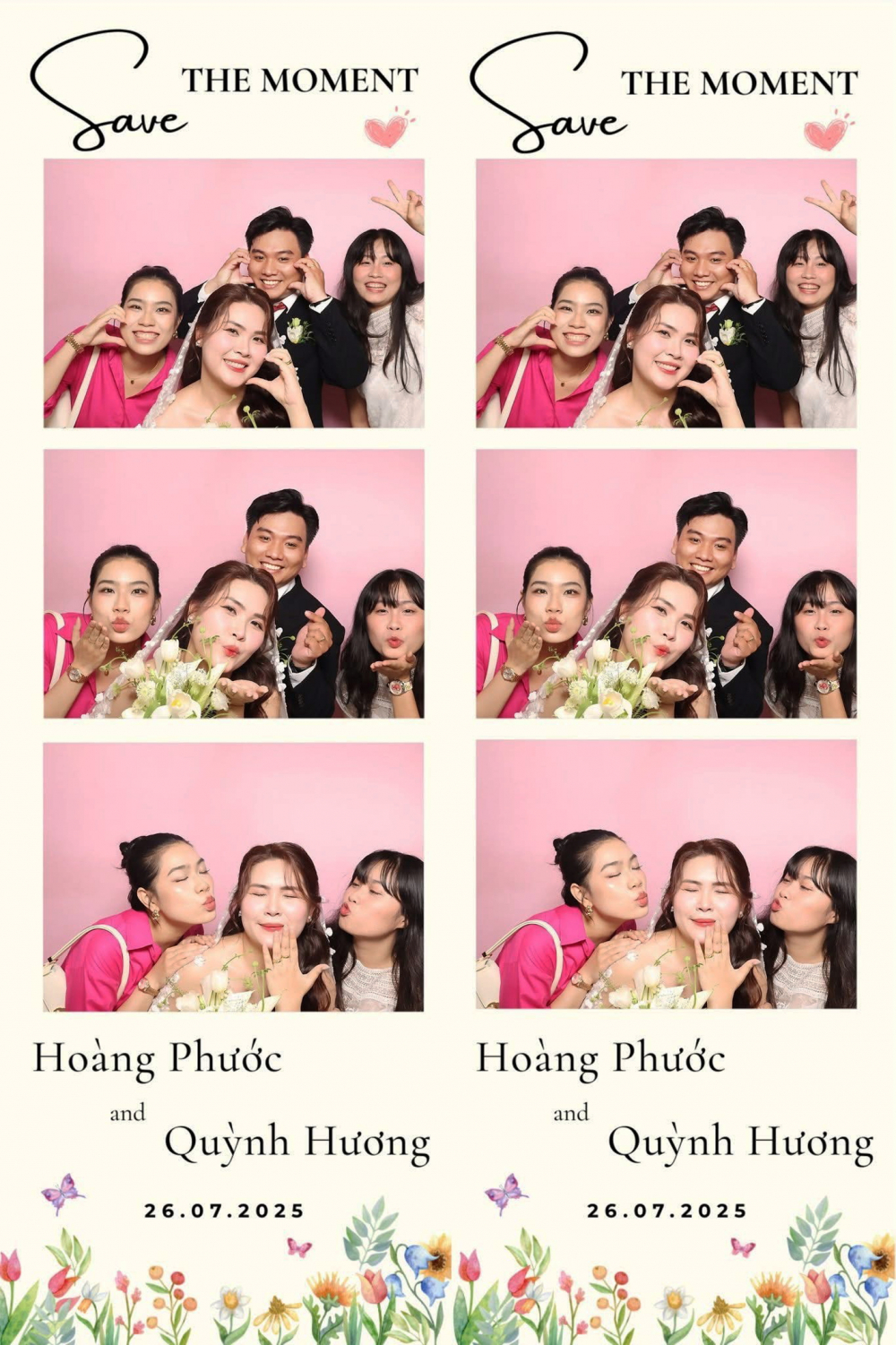 Ảnh chụp k&egrave;m lời ch&uacute;c của bạn b&egrave; gửi đến c&ocirc; d&acirc;u Quỳnh Hương - Ảnh do nh&acirc;n vật cung cấp