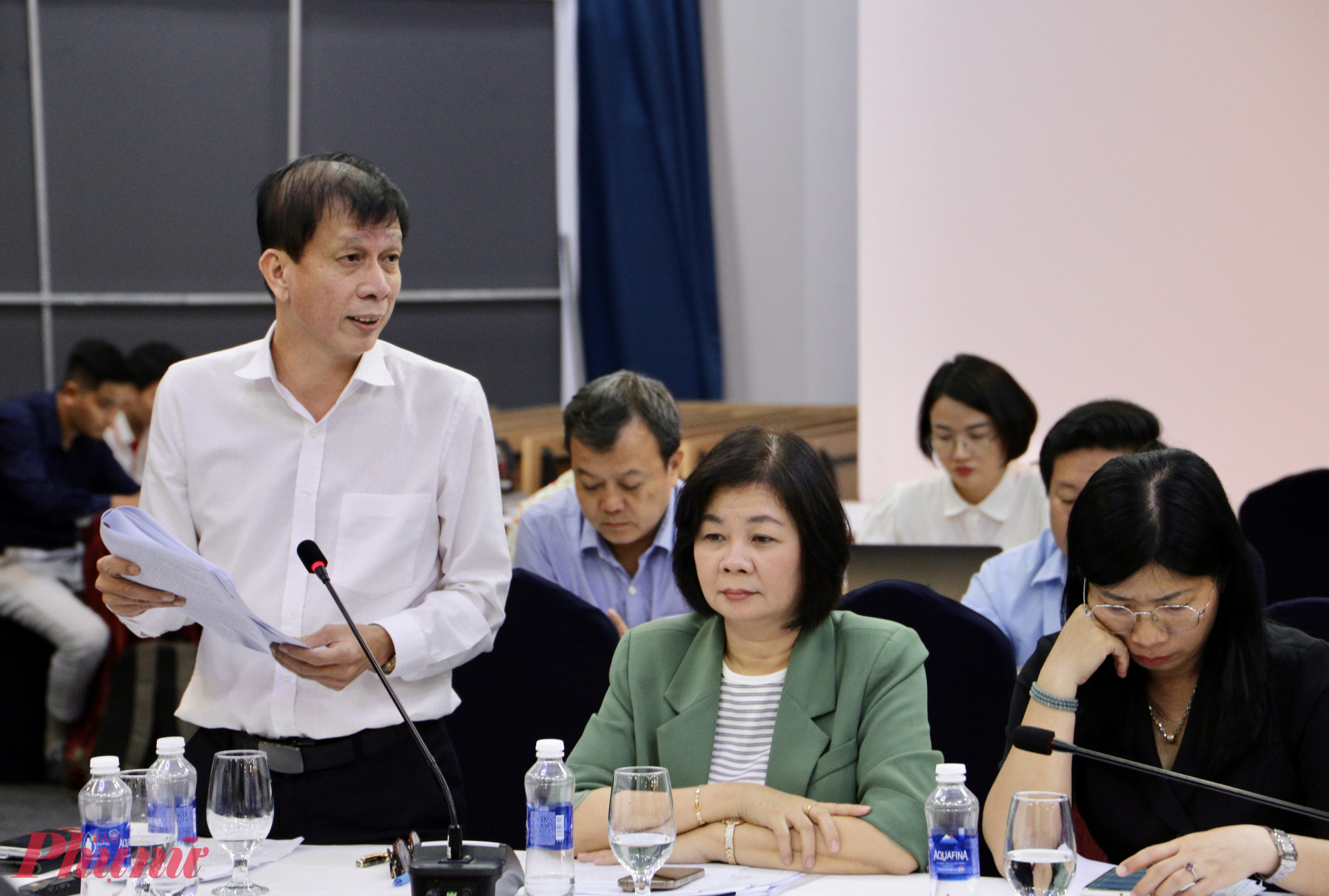 &Ocirc;ng Nguyễn Khắc Văn - Quyền Tổng bi&ecirc;n tập b&aacute;o S&agrave;i G&ograve;n Giải ph&oacute;ng n&ecirc;u &yacute; kiến - Ảnh: Thanh T&acirc;m